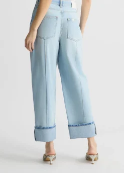 Jeans straight cropped