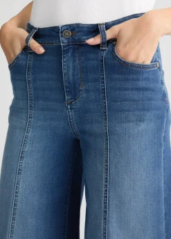 Jeans super flare a vita alta