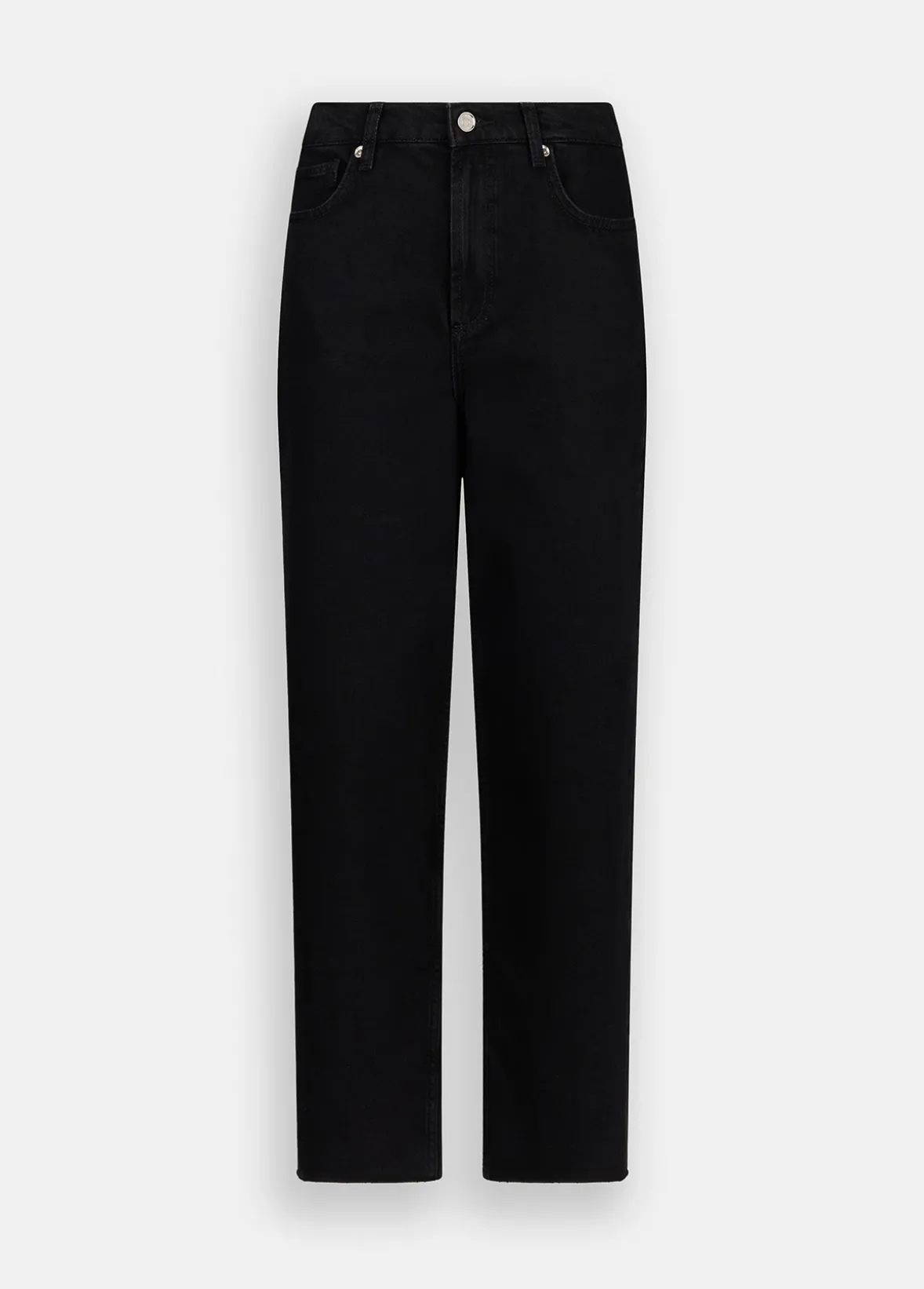 Jeans wide leg a vita bassa