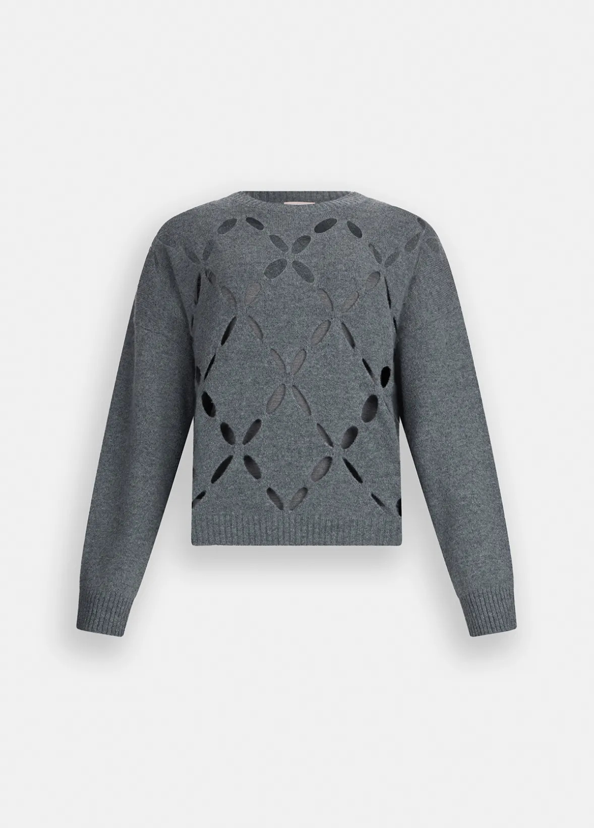 Maglia 100% lana con cut-out
