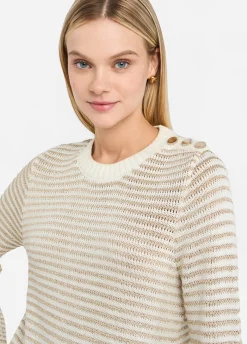 Maglia a righe lurex®
