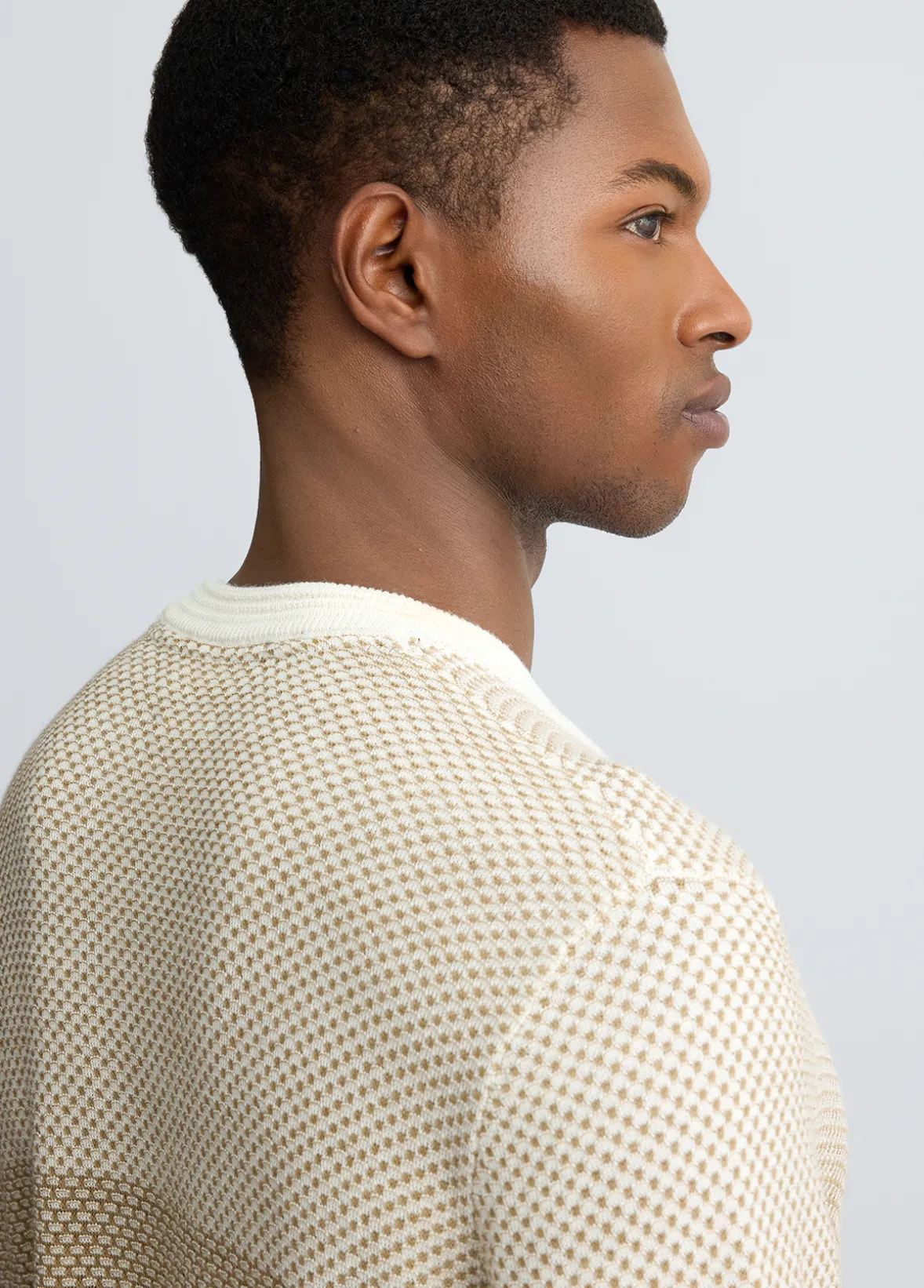 Maglia color-block in lana