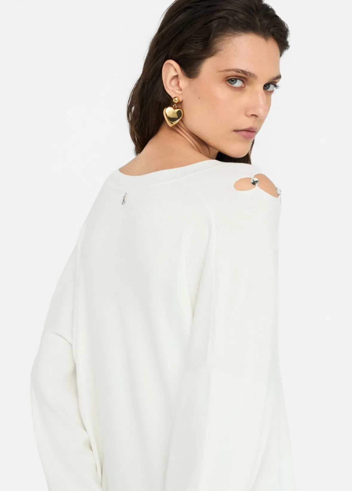 Maglia con castoni gioiello