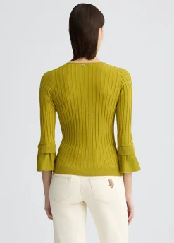 Maglia con maniche volants