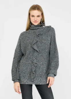Maglia con maxi volant