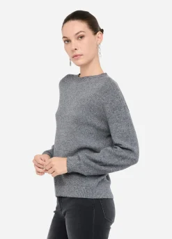 Maglia con micro paillettes