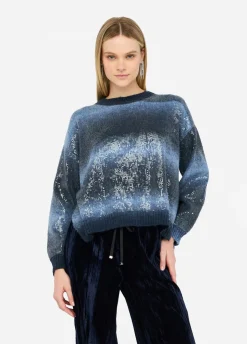 Maglia con paillettes