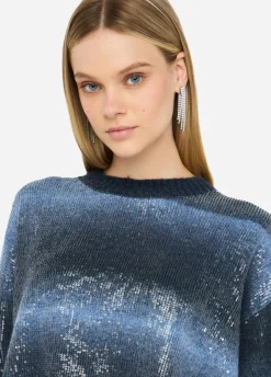 Maglia con paillettes