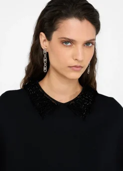 Maglia con paillettes