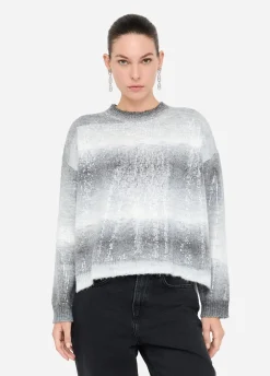 Maglia con paillettes