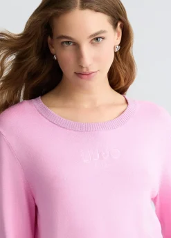 Maglia con profili in lurex®