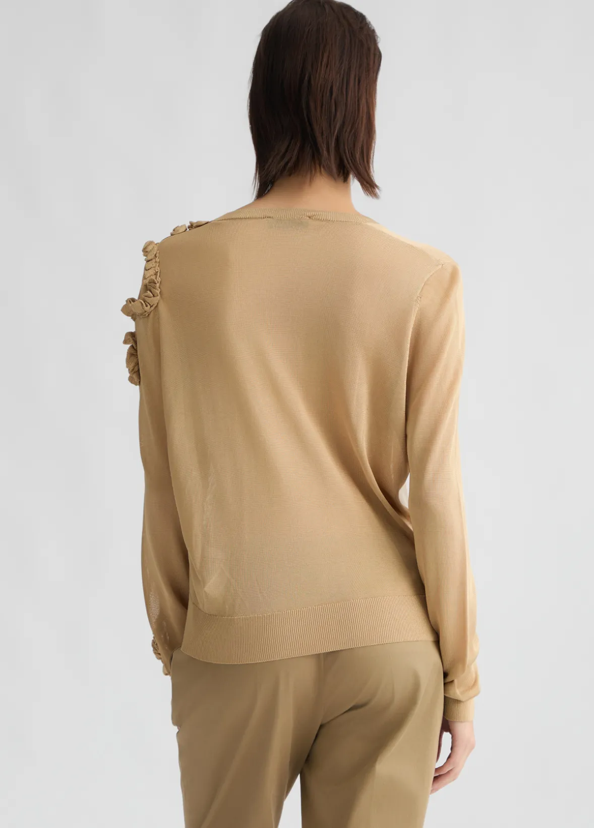 Maglia con rouches