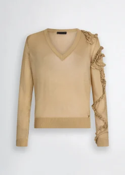 Maglia con rouches