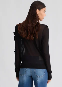 Maglia con rouches