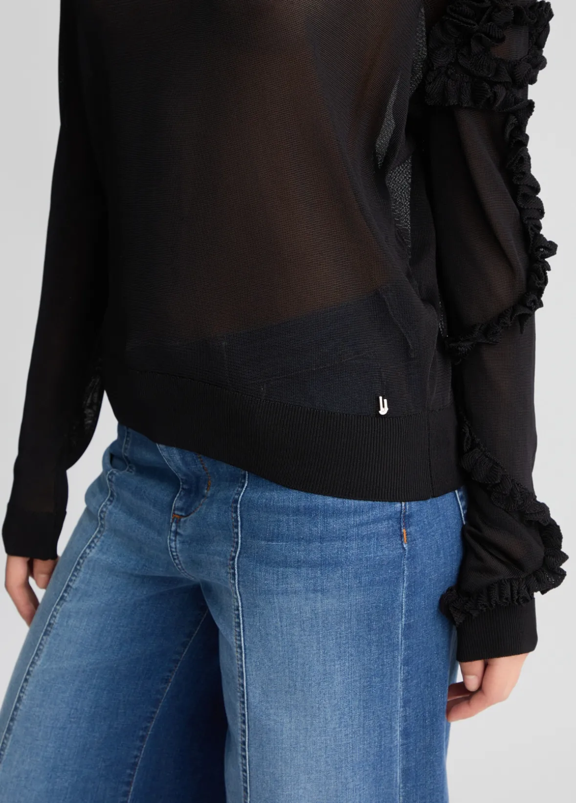 Maglia con rouches