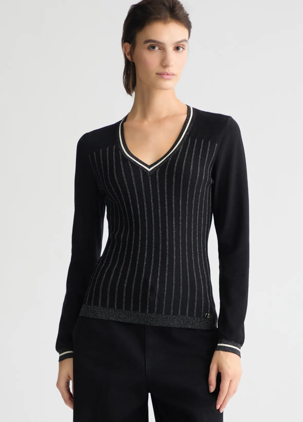 Maglia con scollo a V