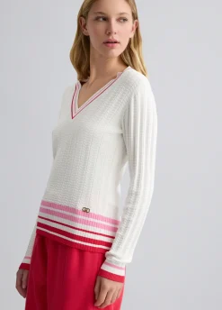 Maglia con scollo a V