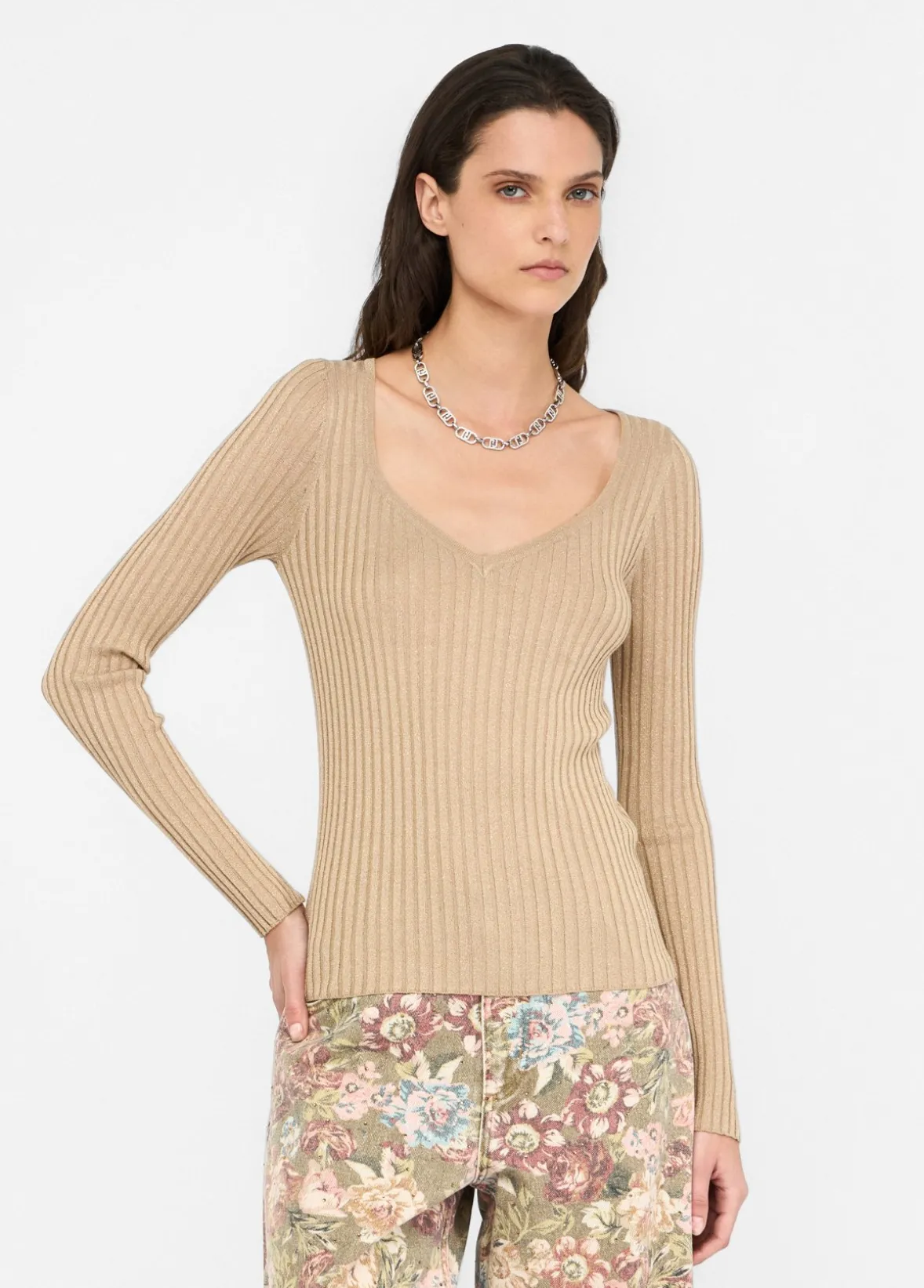 Maglia con scollo a V