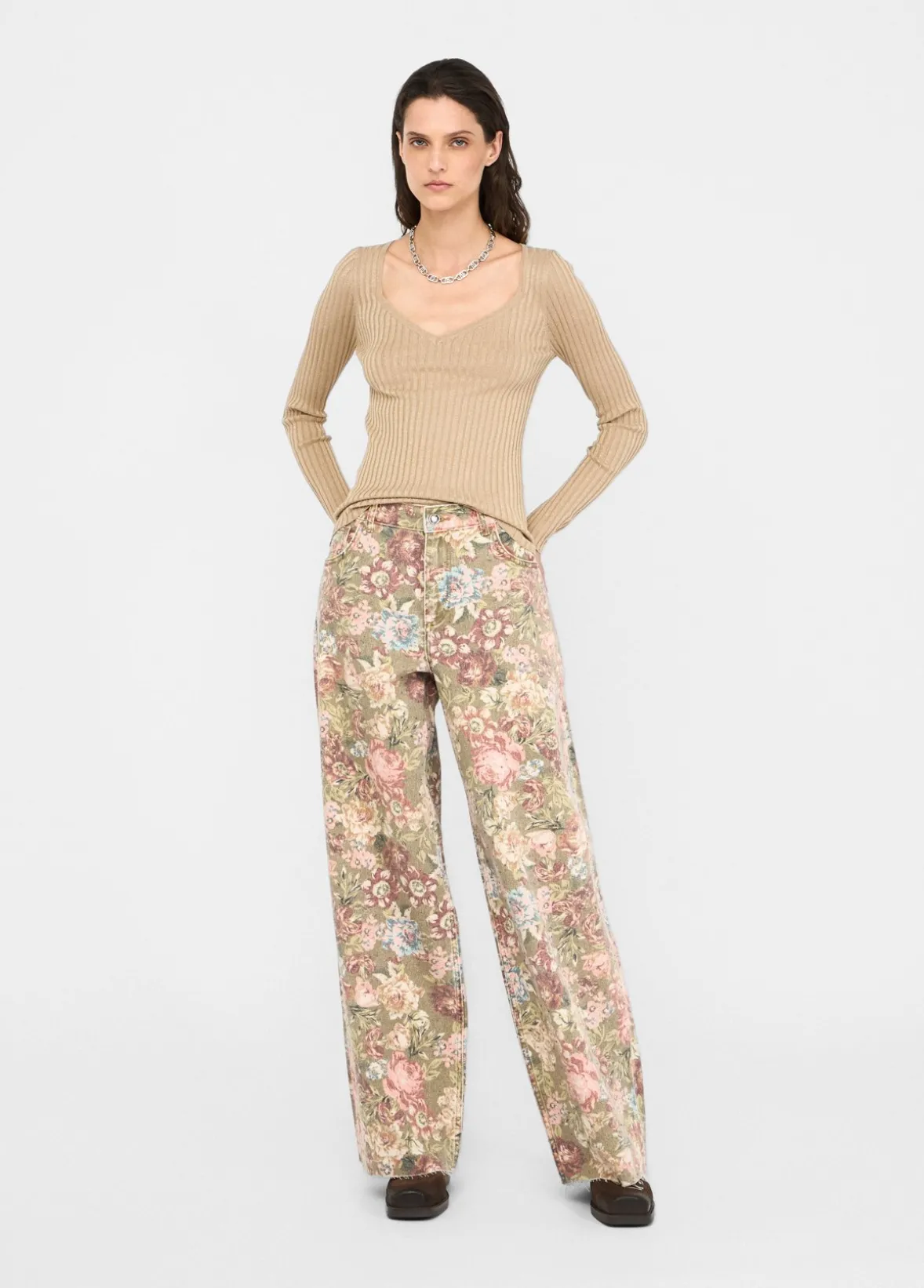 Maglia con scollo a V