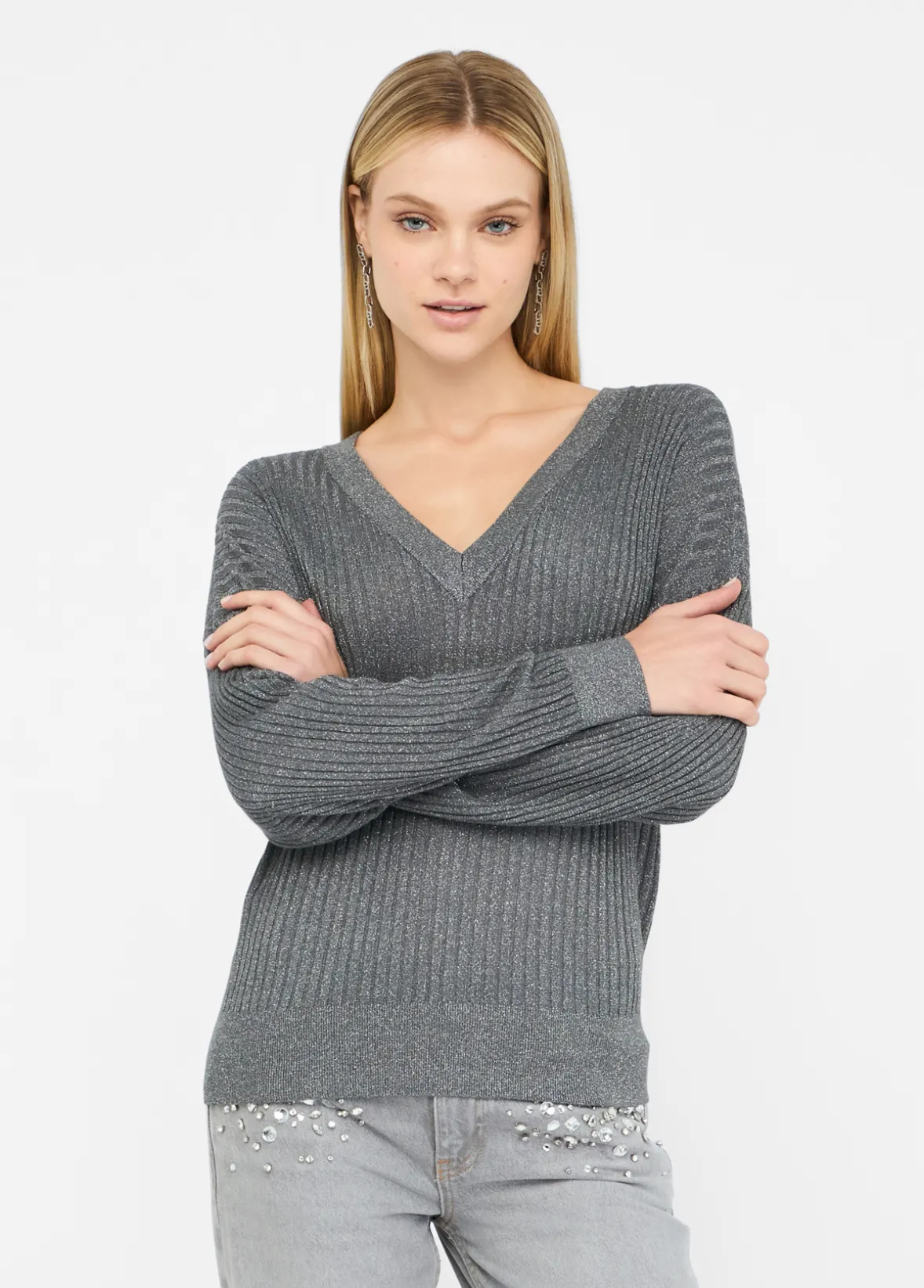 Maglia con scollo a V