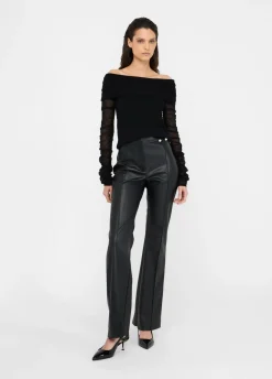 Maglia con scollo bardot