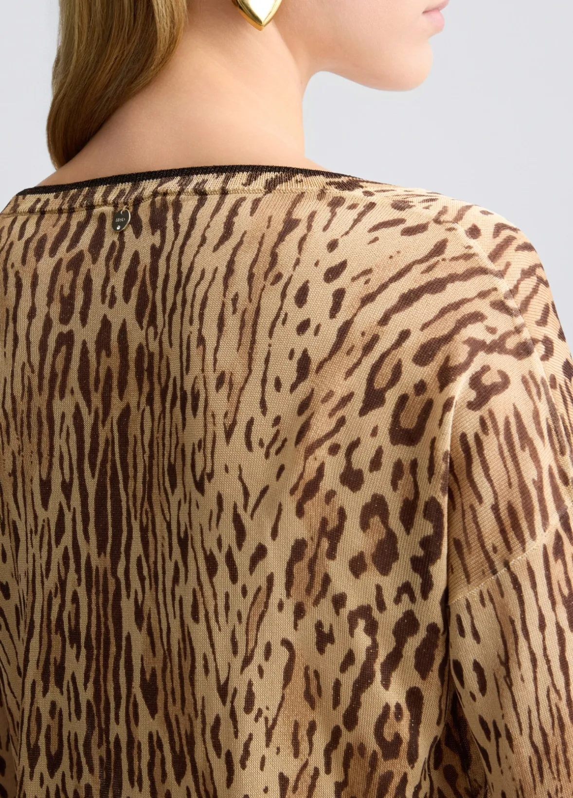 Maglia con stampa animalier