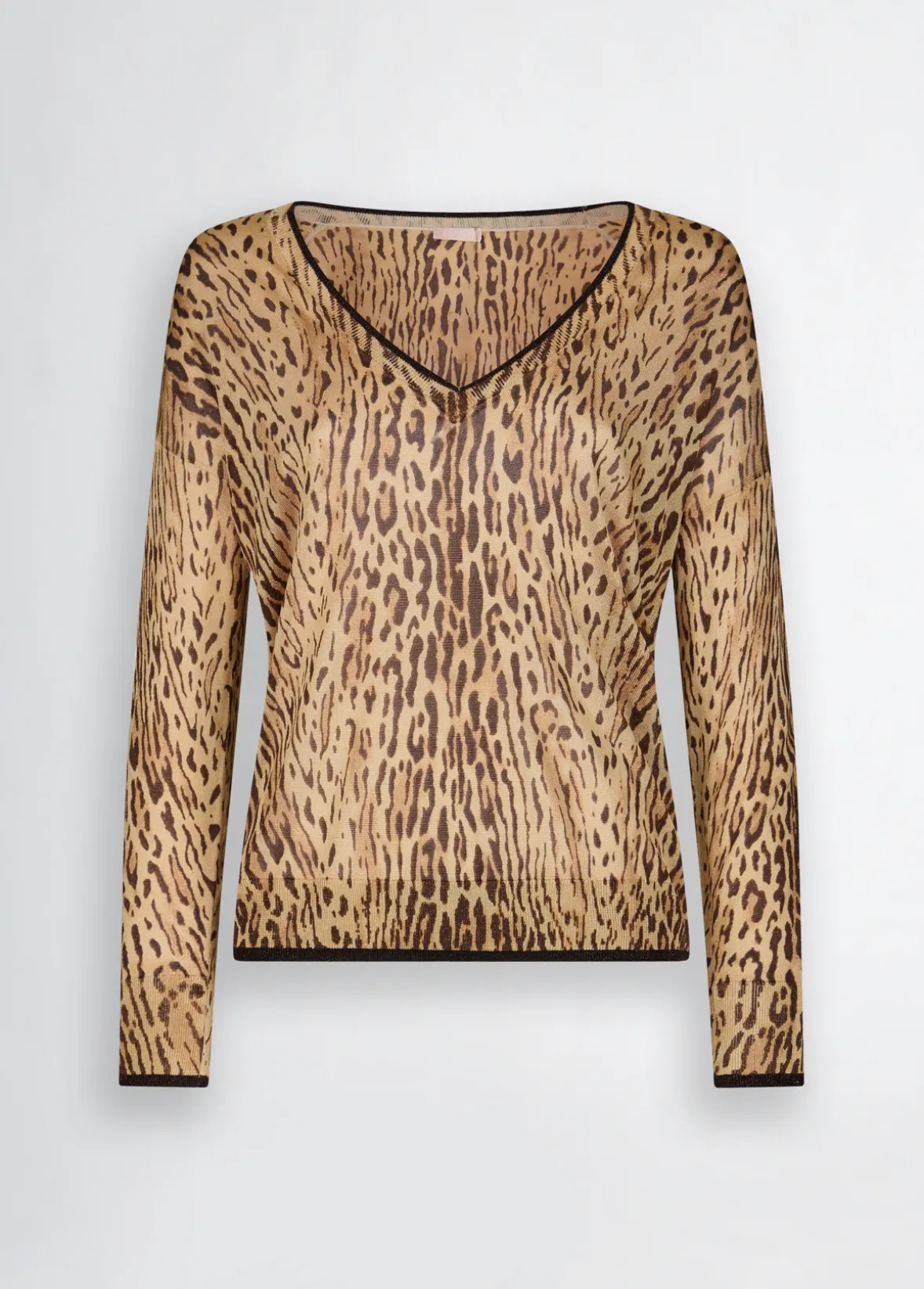 Maglia con stampa animalier