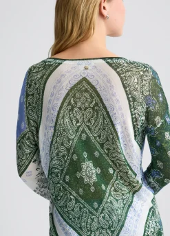 Maglia con stampa bandana