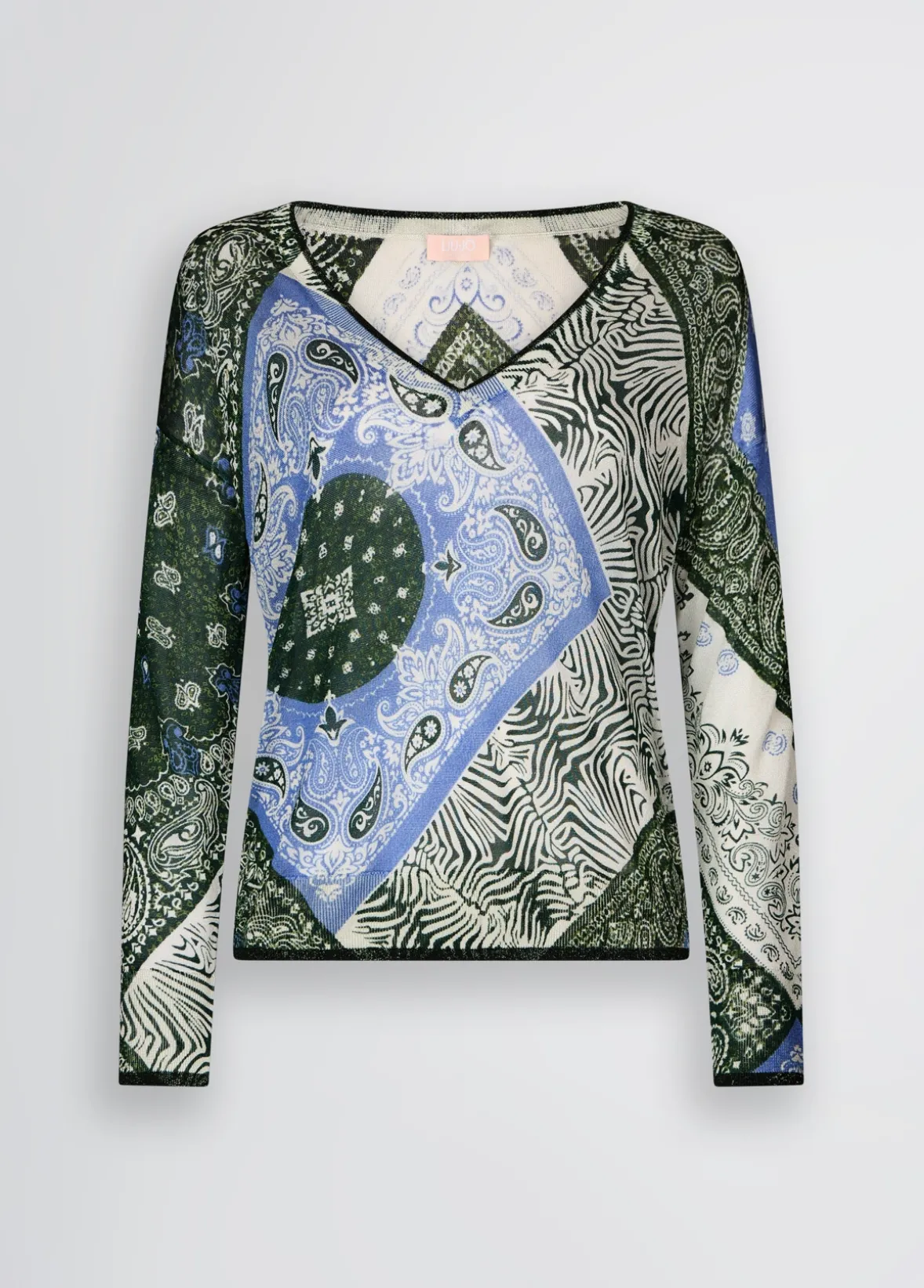 Maglia con stampa bandana