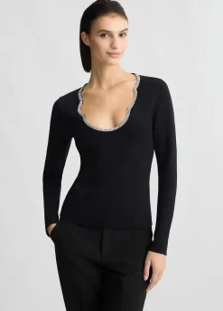 Maglia con strass