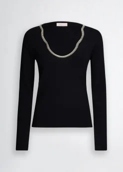 Maglia con strass