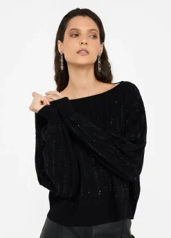 Maglia con strass