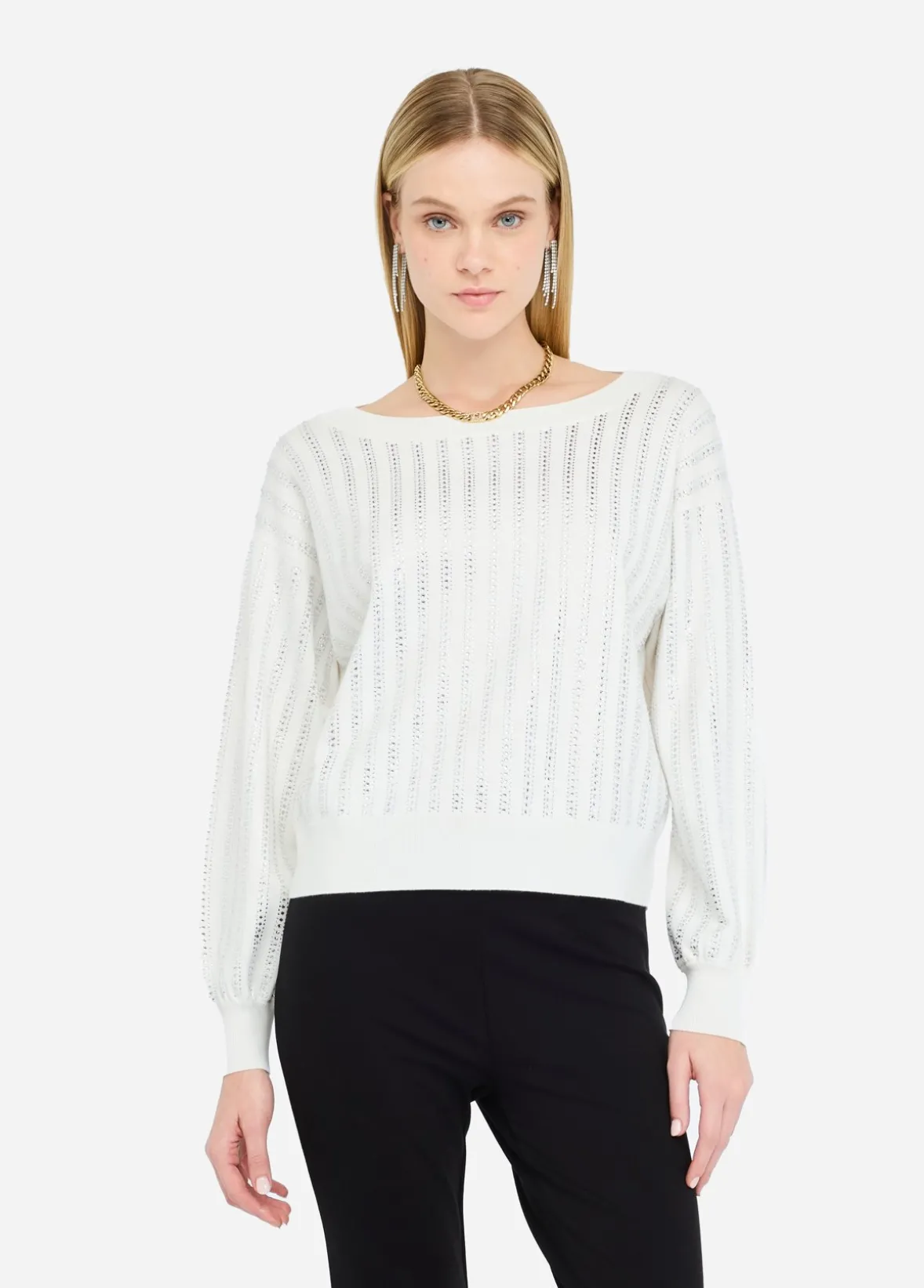 Maglia con strass