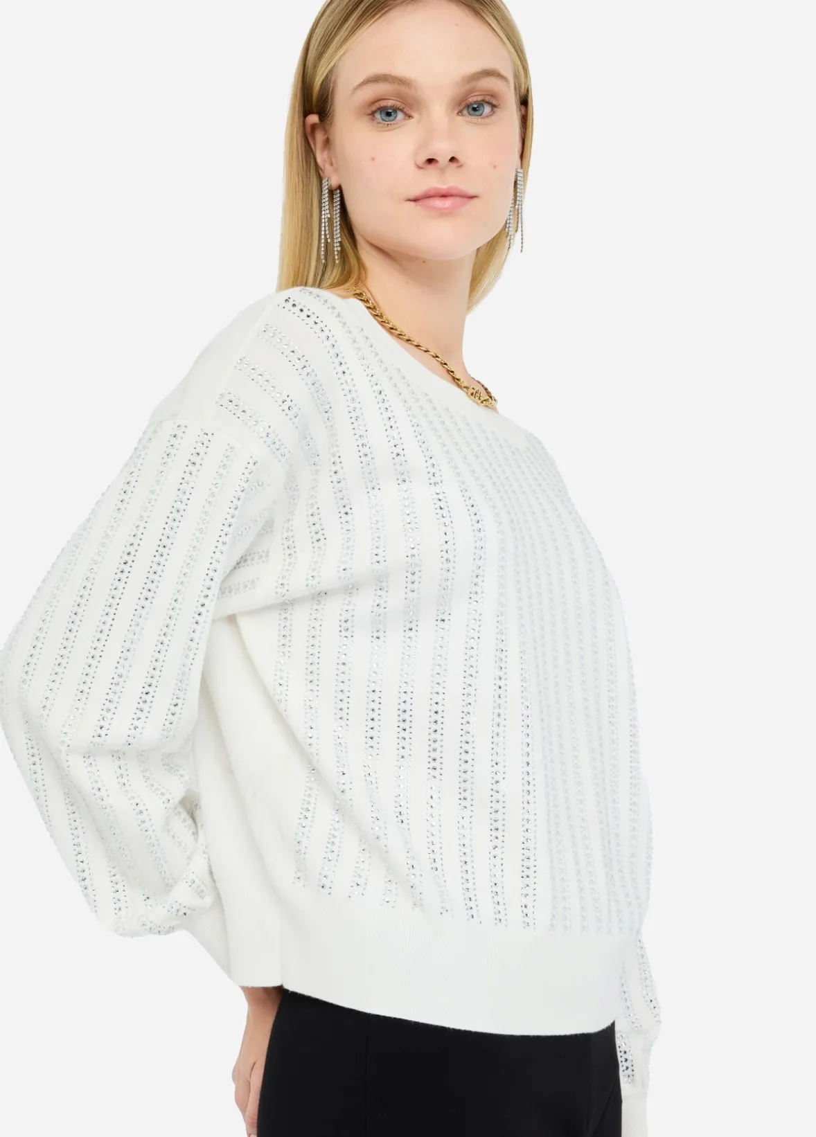 Maglia con strass