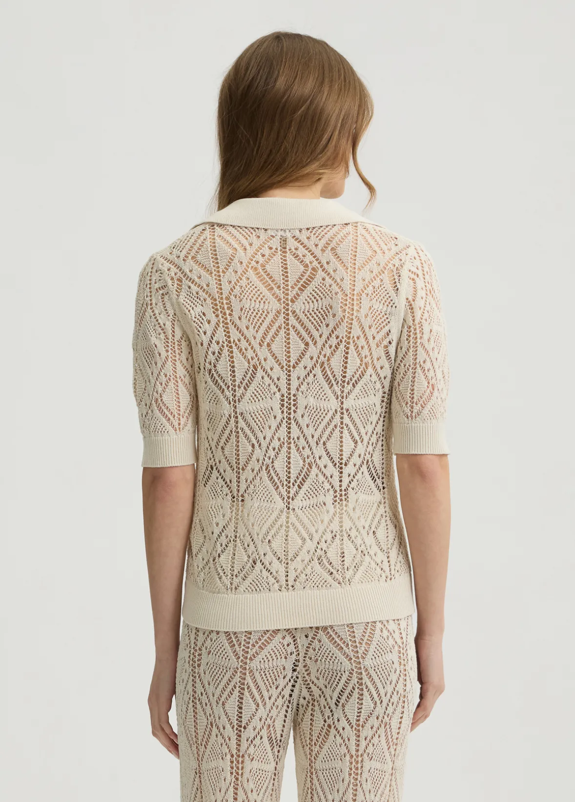 Maglia in cotone crochet