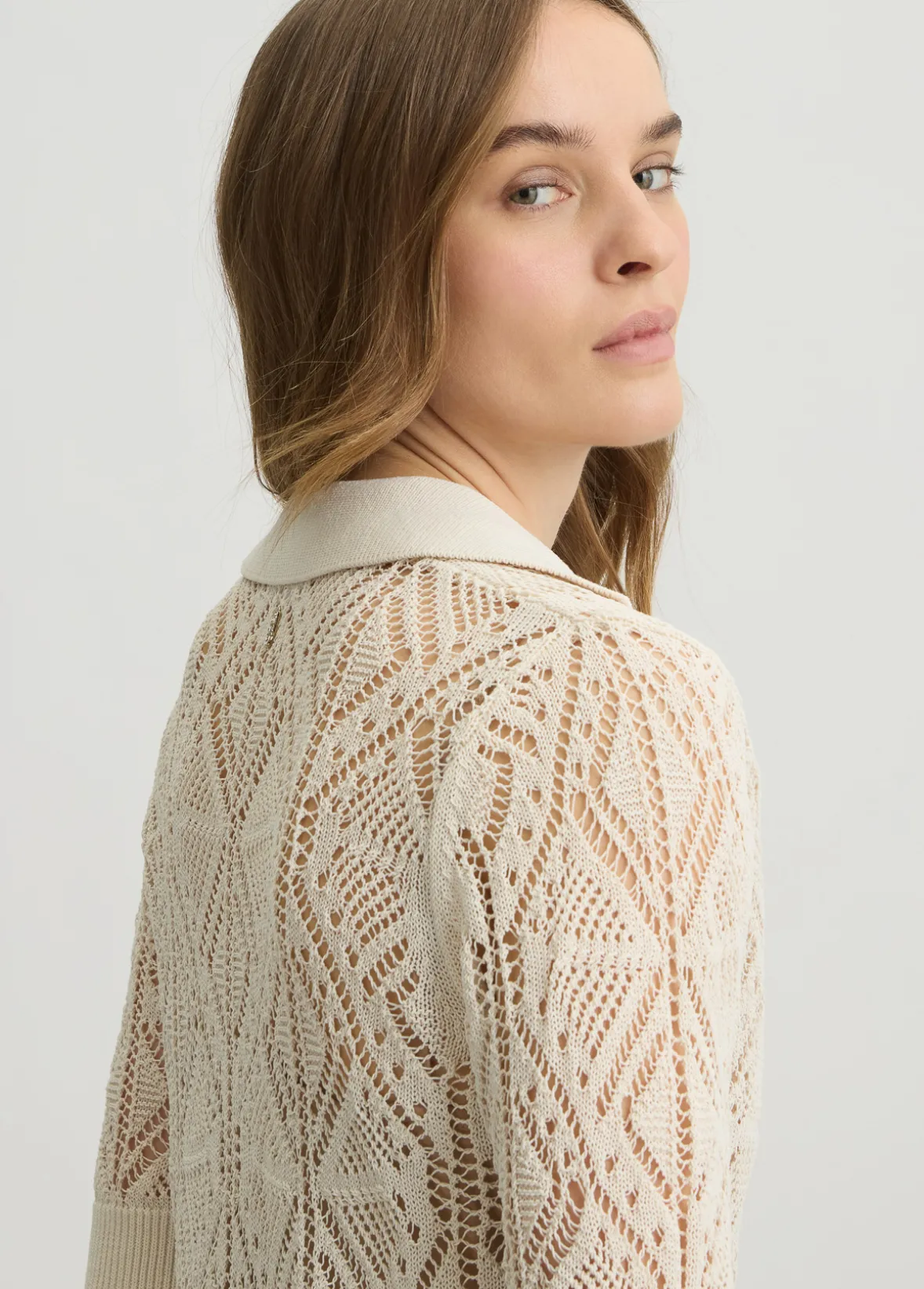Maglia in cotone crochet