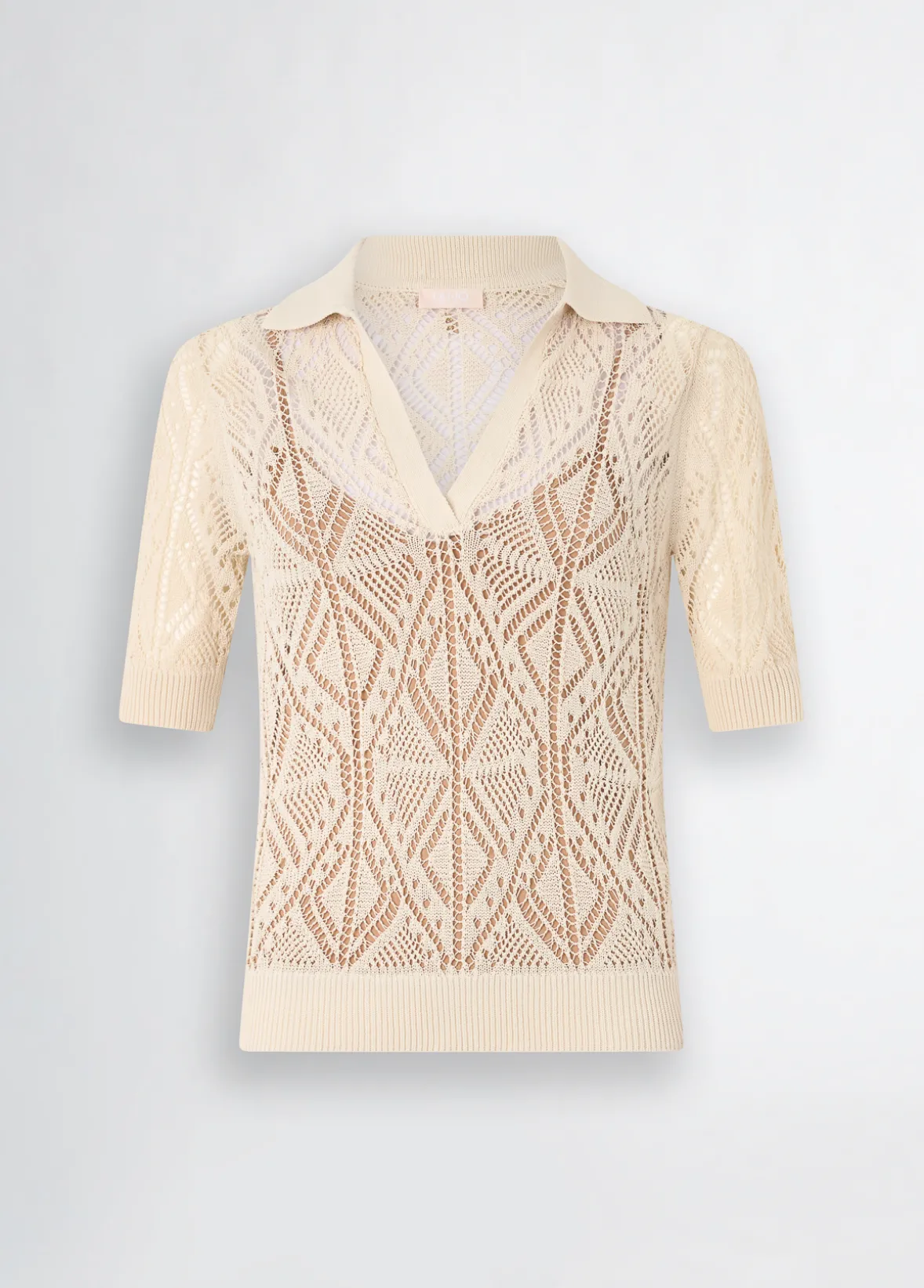 Maglia in cotone crochet