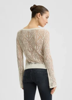Maglia in cotone crochet