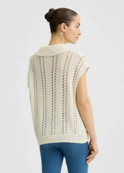 Maglia in cotone crochet