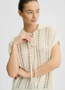 Maglia in cotone crochet