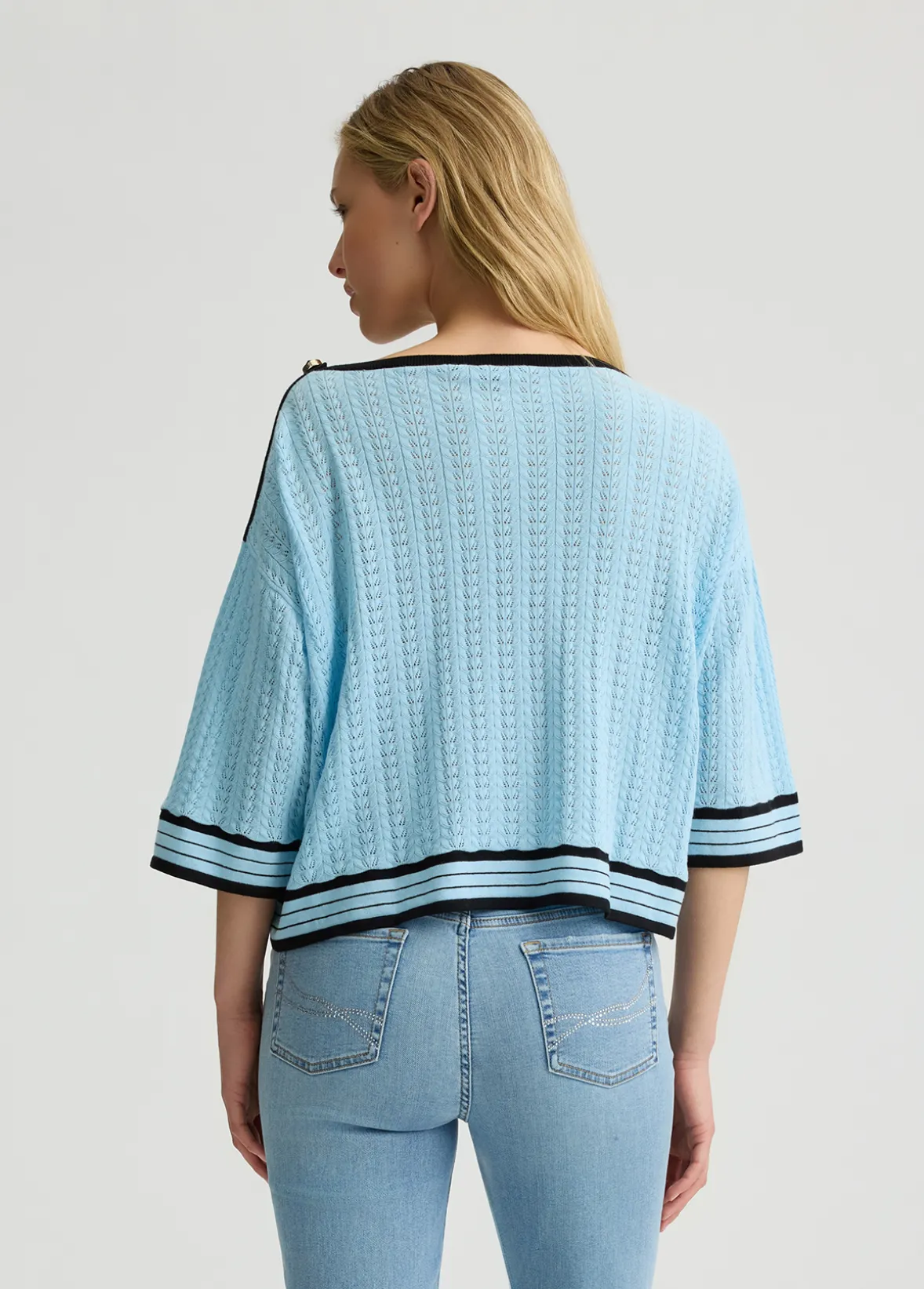 Maglia in cotone e cashmere