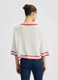 Maglia in cotone e cashmere