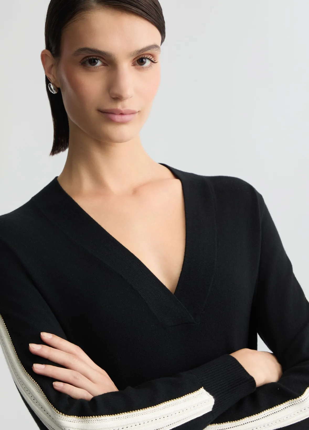 Maglia in cotone e lana