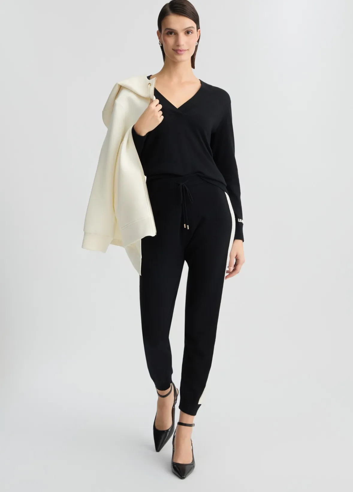 Maglia in cotone e lana
