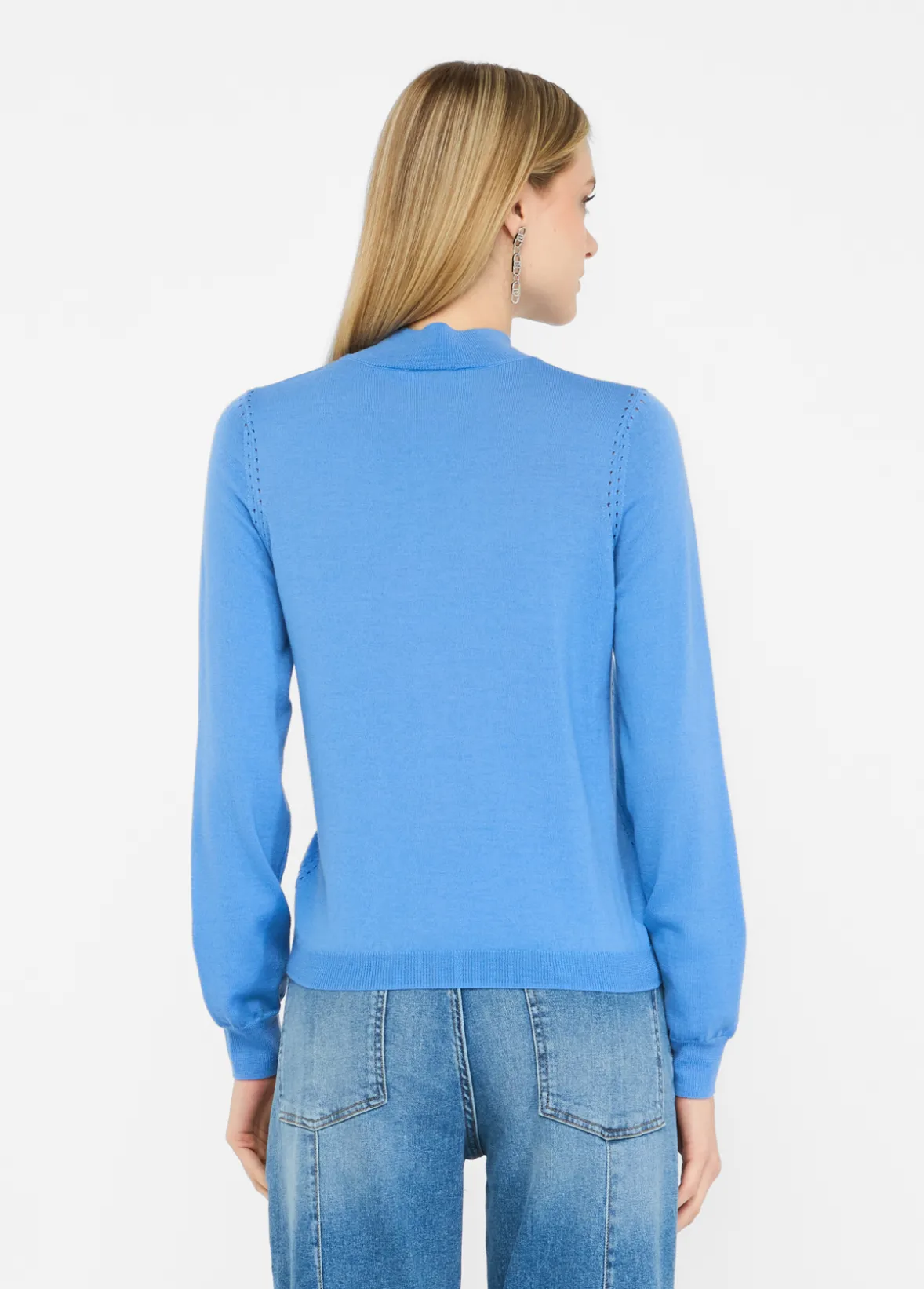 Maglia in lana con perle