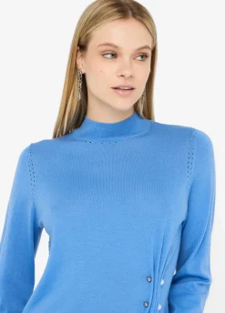 Maglia in lana con perle