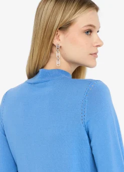 Maglia in lana con perle