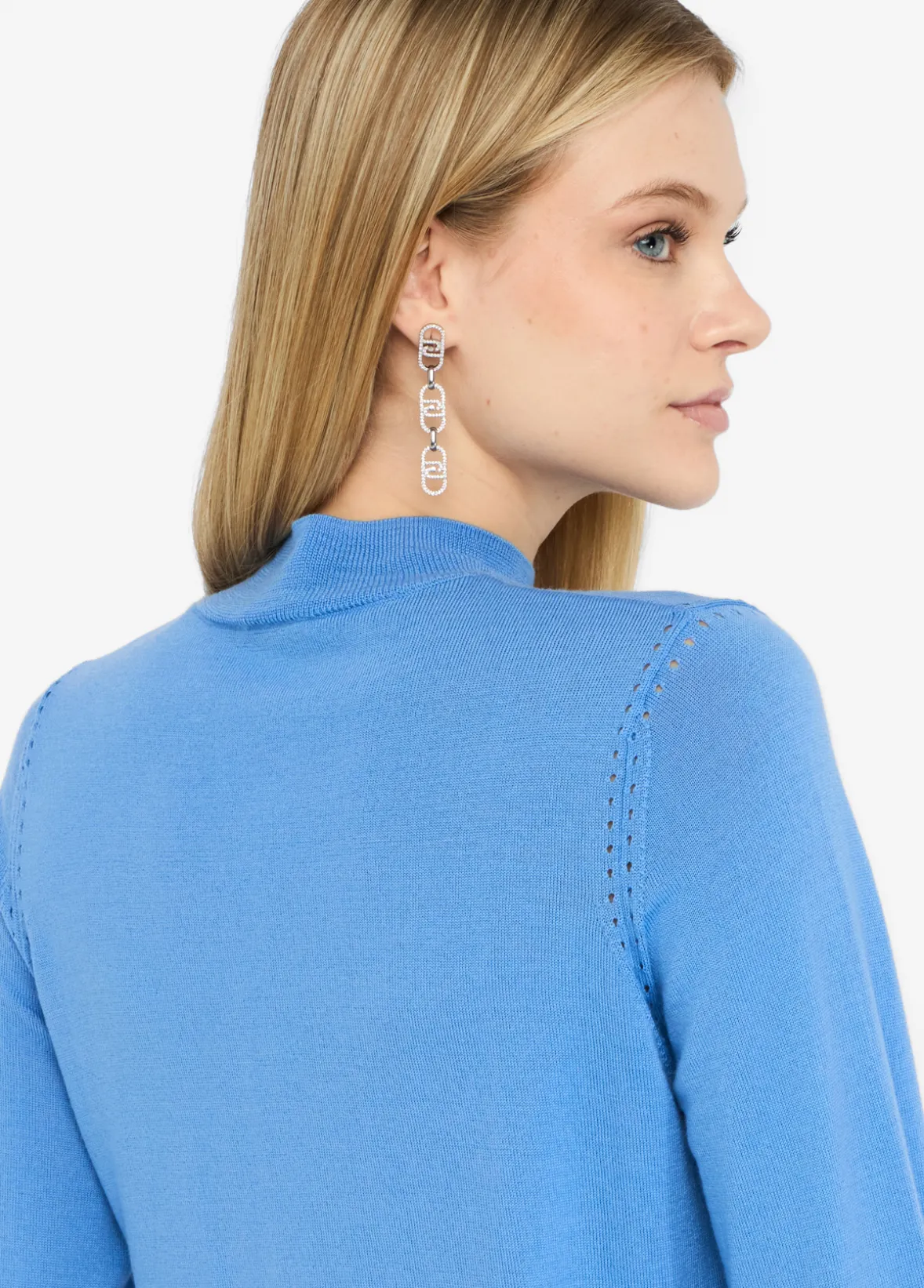 Maglia in lana con perle