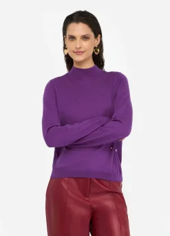 Maglia in lana con perle