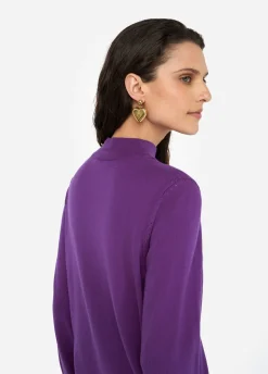 Maglia in lana con perle